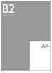 B2<br/><span style='font-size:11px;'>(50,0 * 70,0 cm)</span>